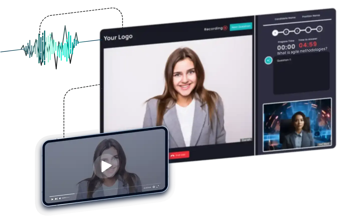 High quality video for interviews